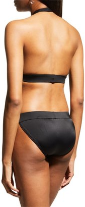 Norma Kamali Crisscross Halter Bikini Top