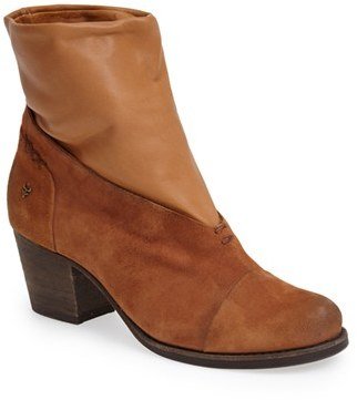 Trask 'Lexie' Suede & Leather Ankle Bootie (Women)
