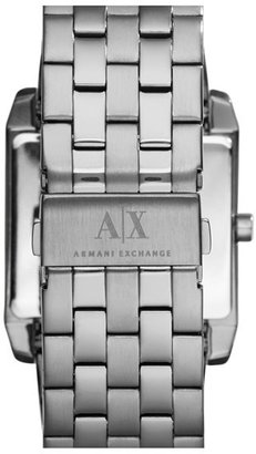 Armani Exchange Rectangular Bracelet Watch, 38mm x 32mm