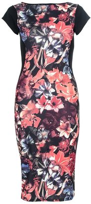 Quiz Floral Print Midi Dress