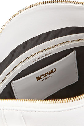 Moschino T-shirt leather tote