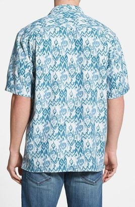 Tommy Bahama 'Ikat in Paradise' Regular Fit Silk Campshirt