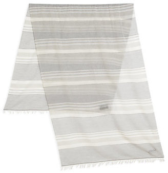 Armani Collezioni Woven Striped Cotton Shawl
