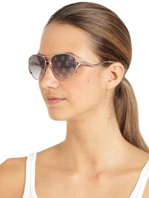 Roberto Cavalli Glam 58MM Aviator Sunglasses