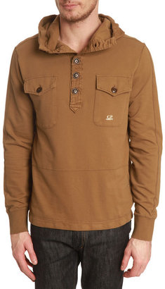 C.P. Company Hood Camel Sweatshirt with Hood
