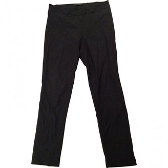 The Row Black Cotton Trousers