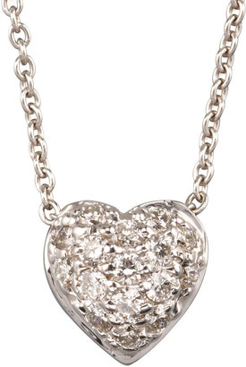 Roberto Coin Pave Heart Necklace