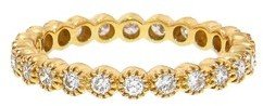 Sethi Couture Diamond Bezel Band - Designer Yellow Gold Ring