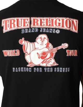 True Religion Double Puff Crew Neck Mens Tee