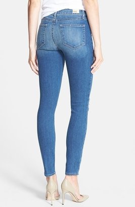 Paige Denim 'Hoxton' Ripped High Rise Ultra Skinny Stretch Jeans (Belmont)