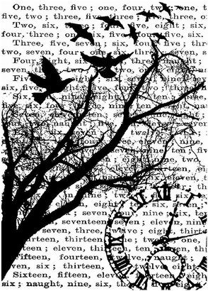 JCPenney TIM HOLTZ Tim Holtz Cling Rubber Stamp, Time