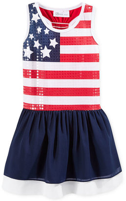 Bonnie Jean Little Girls' Sequin Americana Sundress