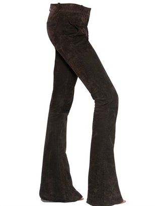 Emilio Pucci Suede Pants With Lace-Up Detail
