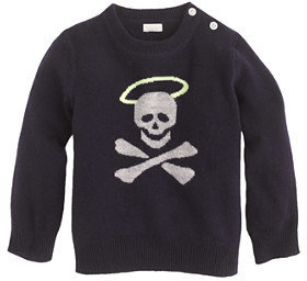 J.Crew Baby cashmere sweater in halo skull