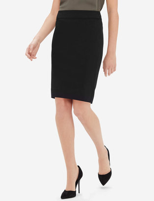 The Limited Exact Stretch Pleated Waistband Pencil Skirt