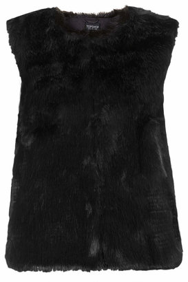 Topshop Luxe boxy faux fur gilet