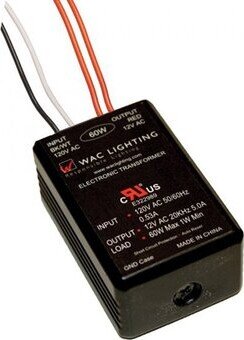 W.A.C. Lighting Remoted 60W 12V Electronic Transformer