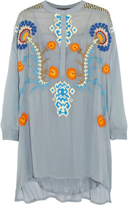 Vineet Bahl Embroidered georgette tunic