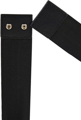 BCBGMAXAZRIA Plated-Front Elastic Waist Belt