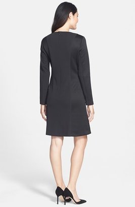 Marc New York 1609 Marc New York by Andrew Marc Piqué A-Line Dress