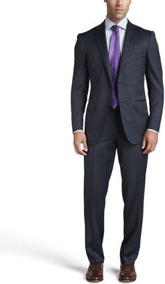 Ermenegildo Zegna Thick Woven Two-Button Suit