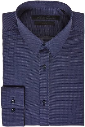 Kenneth Cole Men's Marshal pindot fabric shirt