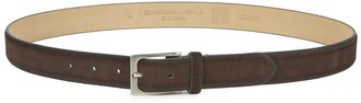 Paul Smith Brown burnished suede belt