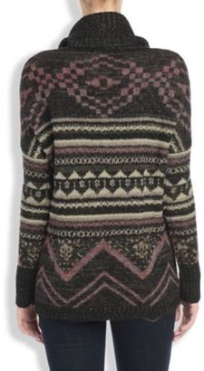 Lucky Brand Graphic Cowl Pullover