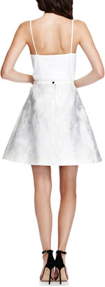 Peter Pilotto Grace Floral Jacquard A-Line Skirt