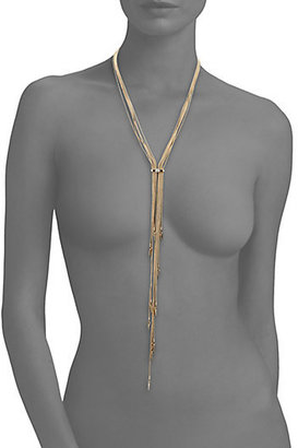 ABS by Allen Schwartz Sensation Chain Tassel Y Necklace