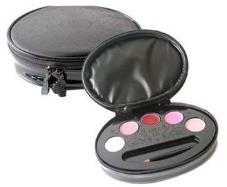 Anna Sui Lip Color Collection XA-5 Color Compact Lipgloss w/Cosmetics Bag, 7.5g