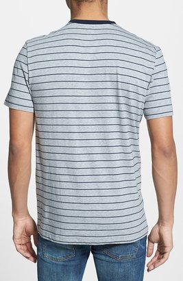 Psycho Bunny Stripe V-Neck T-Shirt
