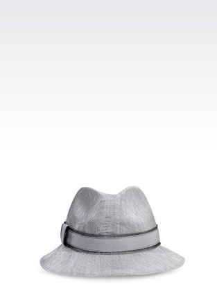 Giorgio Armani Narrow-Brimmed Straw Hat