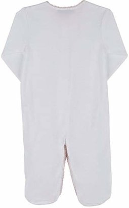 Baby CZ Infants' Long-Sleeve Footed Coverall - White