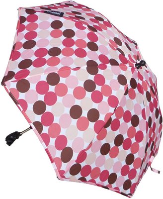 Shadybaby - Pink-Brown Polka Dots Stroller Parasol, Spf 50+ Stroller Umbrella