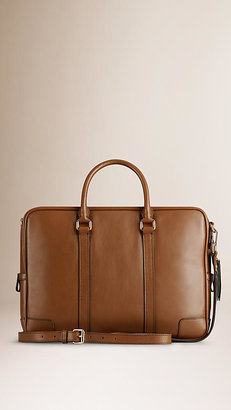 Burberry Leather Crossbody Briefcase