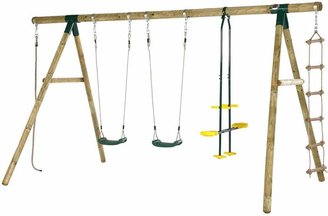 Plum Orang Utan Wooden Frame Swing and Climb Set