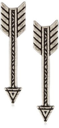 House Of Harlow Long Accented Arrow Earrings