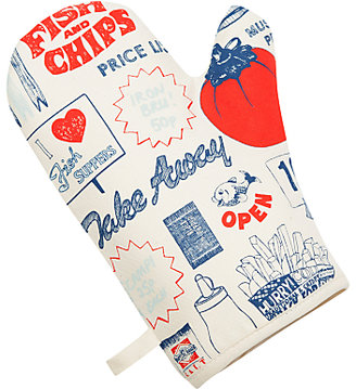 Gillian Kyle Fish and Chips Oven Mitt