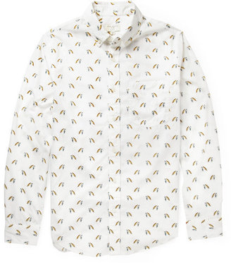 Club Monaco Printed Cotton Shirt