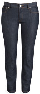 A.P.C. Women's Cropped Low Rise Etroit Court Jeans Indigo
