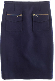 J.Crew Patch-pocket pencil skirt