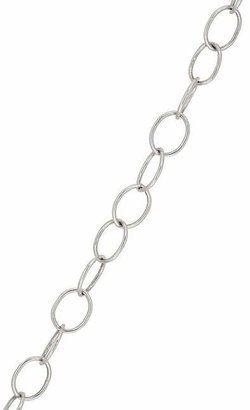 Cathy Waterman Women's Platinum Oval-Link Chain Necklace