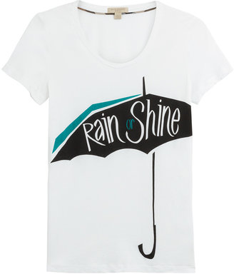 Burberry Rain or Shine Cotton T-Shirt