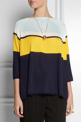 Vionnet Color-block silk sweater