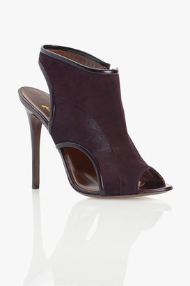 7 For All Mankind Marsha Cut Out Heel In Burgundy