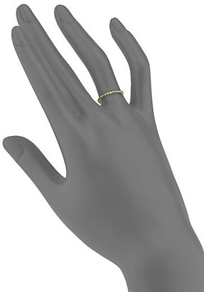 Jacquie Aiche 14K Gold Twisted Band Ring
