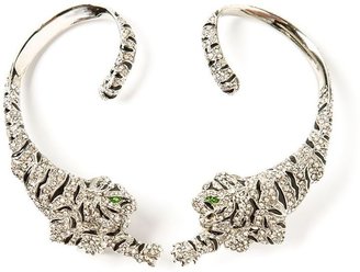 Roberto Cavalli tiger earrings