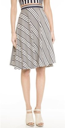 Shakuhachi Directional Stripe Circle Skirt