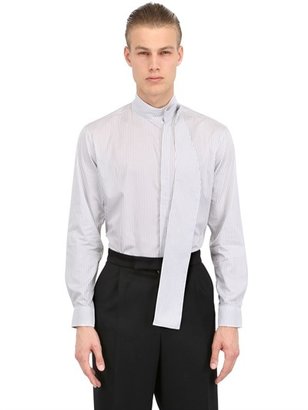 J.W.Anderson Long Collar Striped Cotton Shirt